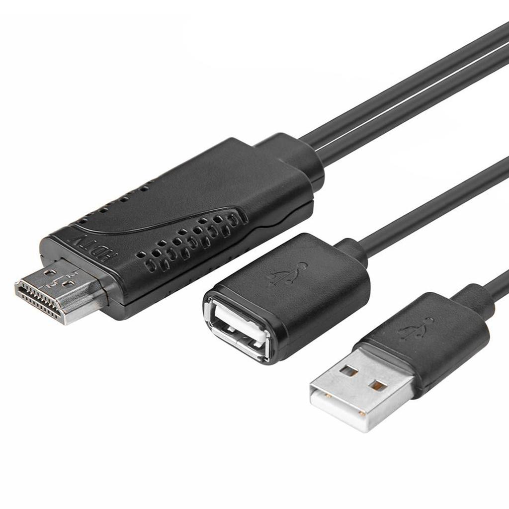 USB Hun til Kompatibel Hann 1080P Digital AV Adapterkabel Konverteringskabel