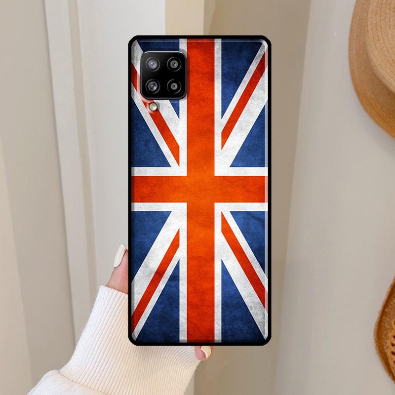 Union Jack Britische England UK Flagge Hülle Für Samsung Galaxy A56 A36 A06 A13 A32 A12 A22 A52 A35 A26 A16 A55 A15 A54 A34 A14 A53 Samsung A52S 5G red