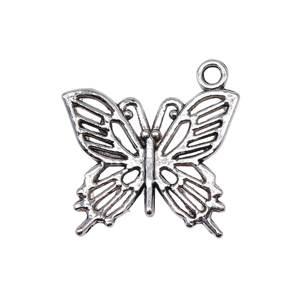 Butterfly Charms Simple Pendants For Minimalist DIY Jewelry Making