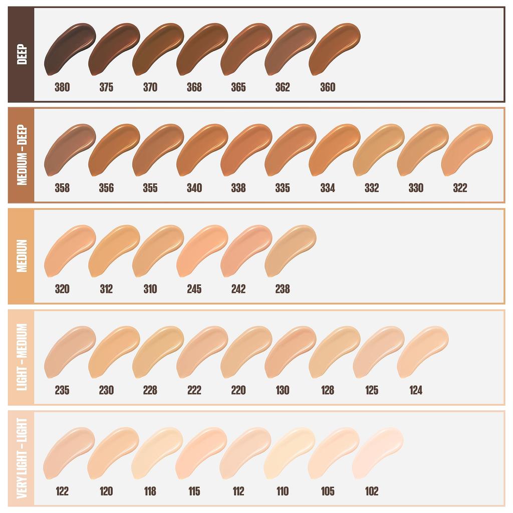 Maybelline Fit Me Matte Poreless Liquid Foundation Spicy Brown 1 Fl Oz