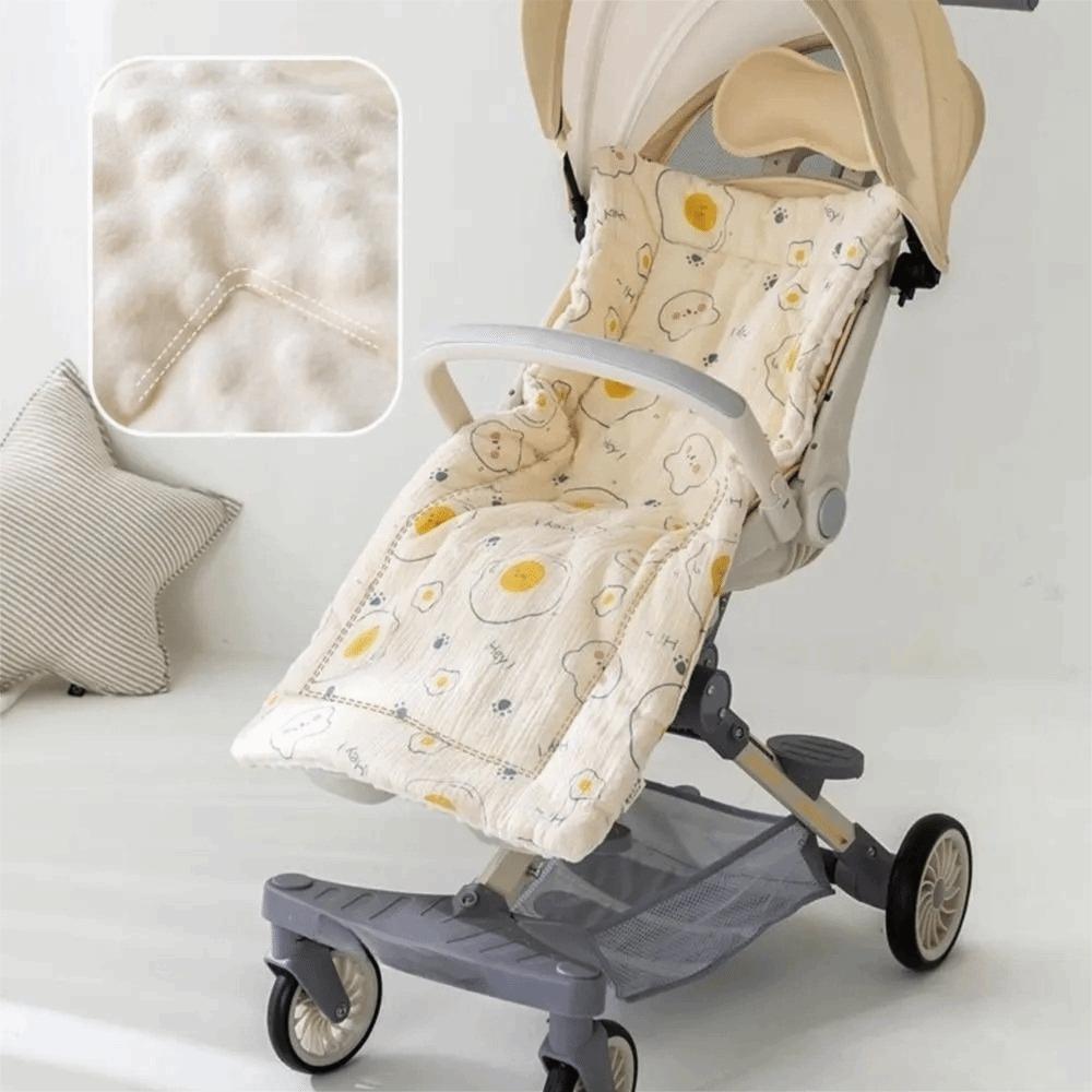 Rainbow Baby Stroller Cushion Cartoon Baby Seat Cushion Washable Trolley Mattress  Kids
