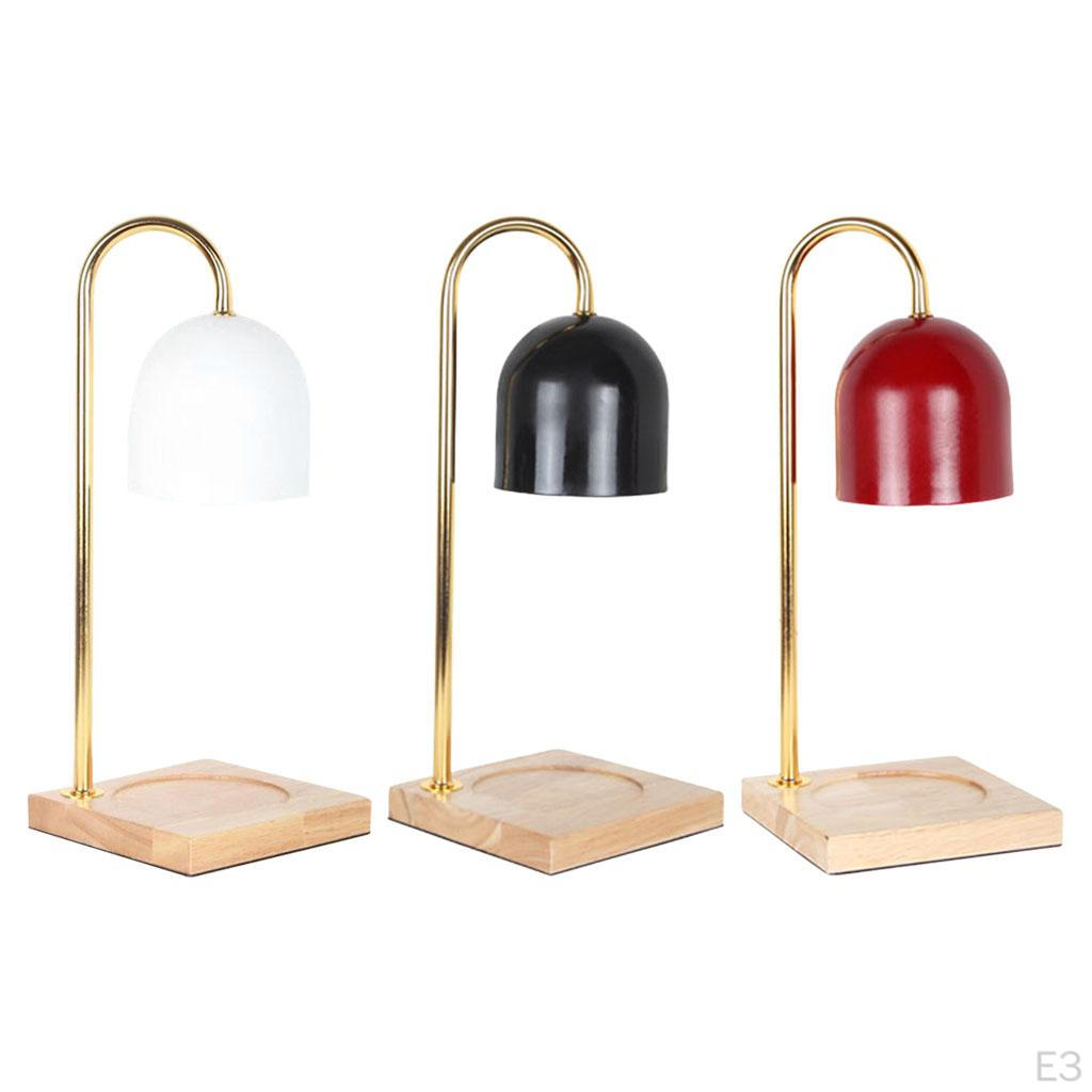 Wax Melt Candle Warmer Lamp Metal Lampshade Dimmable Aroma Light White