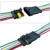 FULARR 2 Sets 6 Pin Car Waterproof Electrical Wire Connector with Wiring for Car