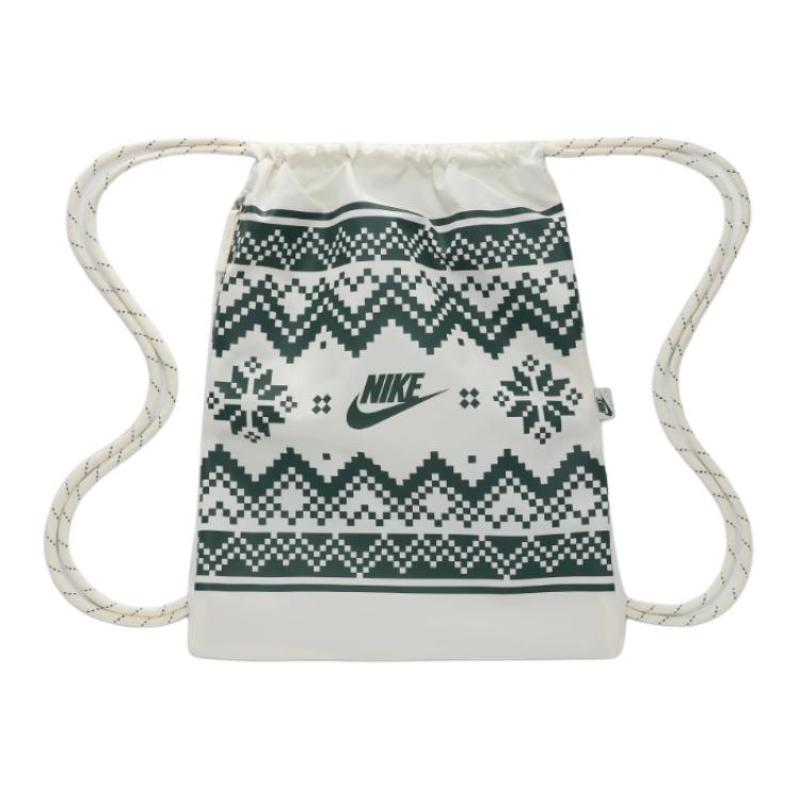 Nike Polyester Backpack Regular Unisex Canvas & Vintage Green Casual FZ7287-133