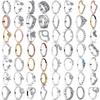 925 Silver Rings Stackable Infinite Heart Star Moon Bow For Women Silver 925 Wedding Ring Jewelry Trinkets