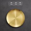 Flat Side 304 Stainless Steel Plate Round Korean Style Seasoning Dish Steak Dessert Tray for Dinner Kimchi Cake Hotel Tableware