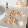 Four-in-one Travel Refill Bottles Silicone Cosmetics Shampoo Lotion Shower Gel Bottle Set Convenient for Carrying When Going Out