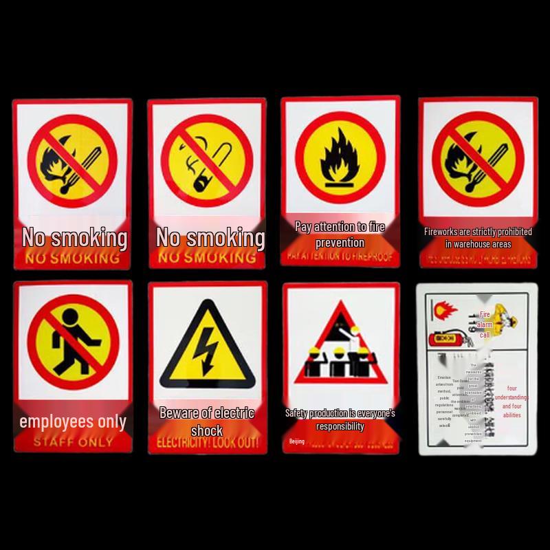 

Brangdy Fire Prevention Warning Signs
