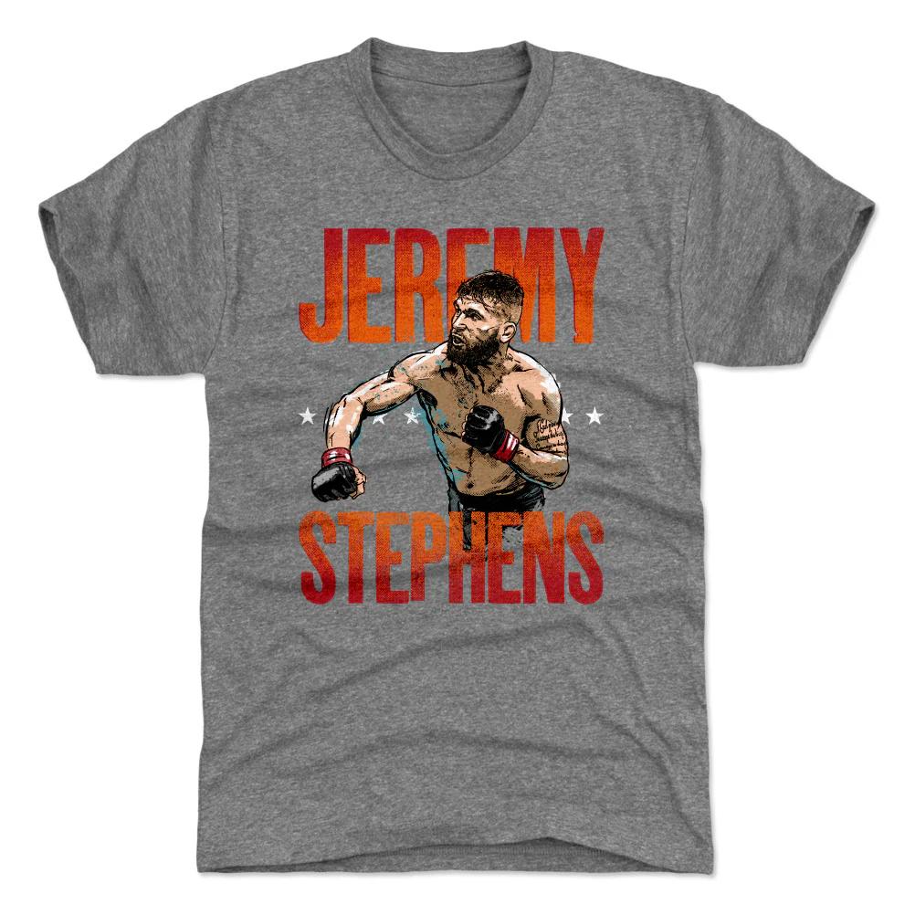 2026 Summer UFC Jeremy Stephens Fighting Graphic Tshirt Women Sports Cotton Short Sleeve Loose Leisure Fitness Shirt Unisex