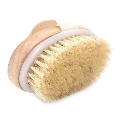 1Pc Dry Skin Body Natural Bristle Brush Soft Spa Brush Bath Massager Home