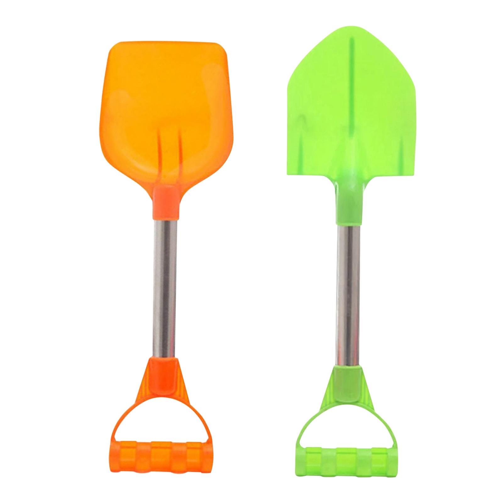 

2 шт. Креативные песочные лопатки, Землечерпалка для песка, Портативная лопатка, Игровые пляжные игрушки для детей One Size