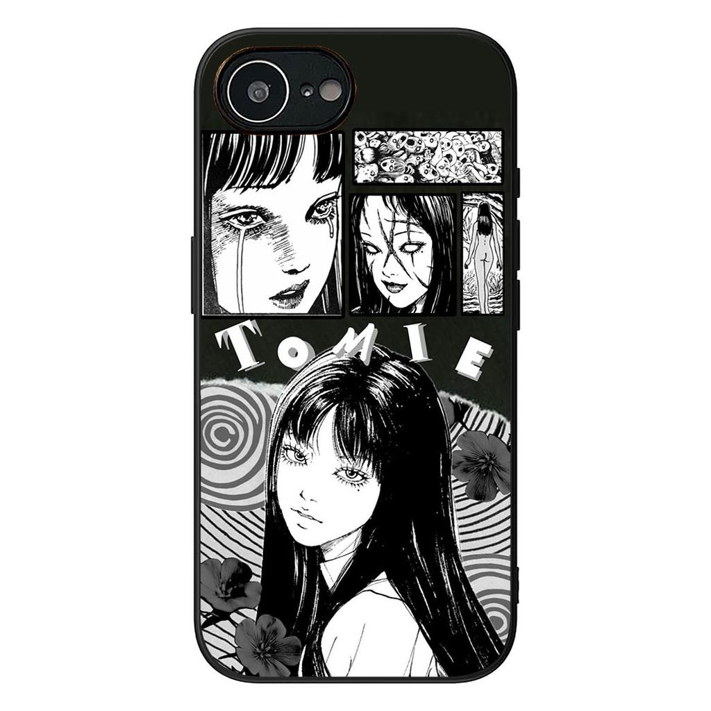 Tomie Wallpaper Junji Ito Anime Casing Cover for Apple iPhone 12 13 Mini XS 11 Pro Max 7 8 Plus XR SE 2022 SE3 + 8+ Phone Case