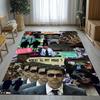 Classic Fight Club Movie Soft Non-Slip Large Area Rug for Living Room,Bedroom Playroom Carpet Mat for Sofa,Home Decor Gift