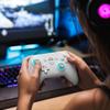 PeriphX Switch Controller - Automatic Turbo, Back Buttons, Macro, Bluetooth, 6-Axis Gyro, RGB, 1000mAh - White