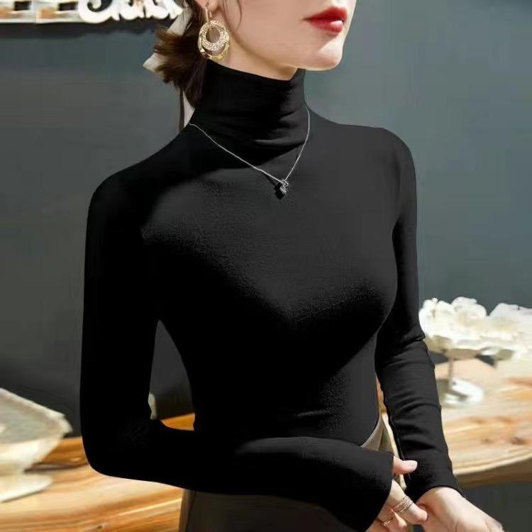 Warmer Winter Rollkragen Pullover Bluse Dickes Damen Unterhemd