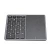 Wireless Numeric Keypad Professional 22 Keys Dual Modes   4.2 2.4G Wireless Number Pad with Touchpad for Laptop Desktop PC