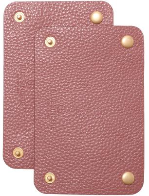 BLUE SINCERE Handle Genuine Set of Bag Handle Covers with Grips for Tote Free Size HC1 Pink Covers, Leather, 2, Non-Slip Bags, Men's,