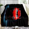 Racing car Blanket Flannel Throw for Sofa, Travel, Camping, Livingroom, Office, Chair and Bed Soft and Warm Holiday Birthday gifts