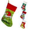 4-Pack Christmas Socks Decoration Christmas Gift Bag Hanging Gift Socks