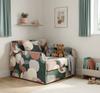 Kinderbett Denis 3B Flowers mit Ausziehfunktion und Bettkasten – Family Meble