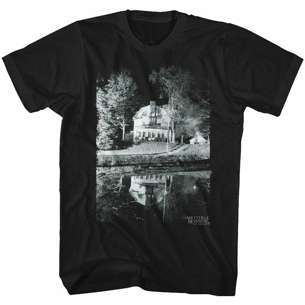 

Amityville Horror Good Night Classic Black Adult T-Shirt Mens Womens Tees Top M