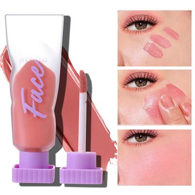 6 Colors Face Liquid Blush Blush Cream Blush Clay Easy To Apply Face and Lips Universal Blush Lipstick Lip Gloss Moisturizing Nude Mist Blush