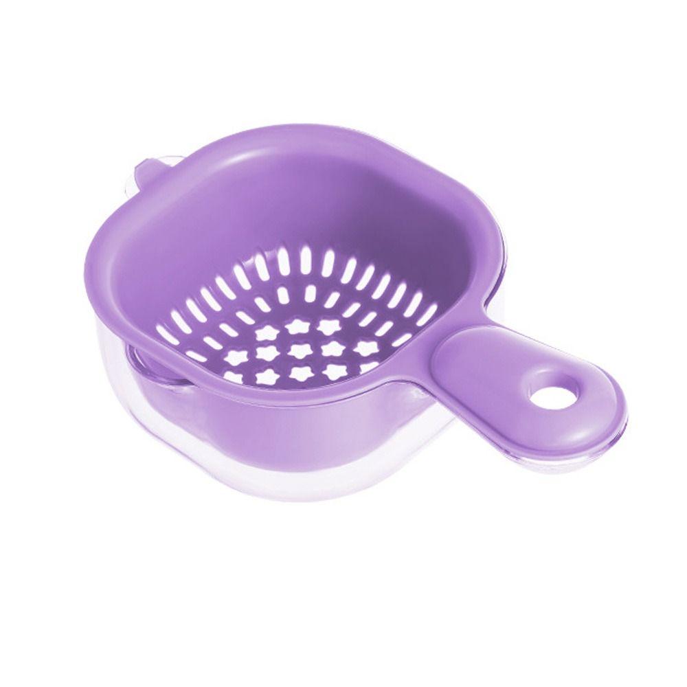 Multifunctional Double-Layer Drainage Basket Vegetable Washing Basin Draining Bowl Kitchen Sink Drain Basket with handle