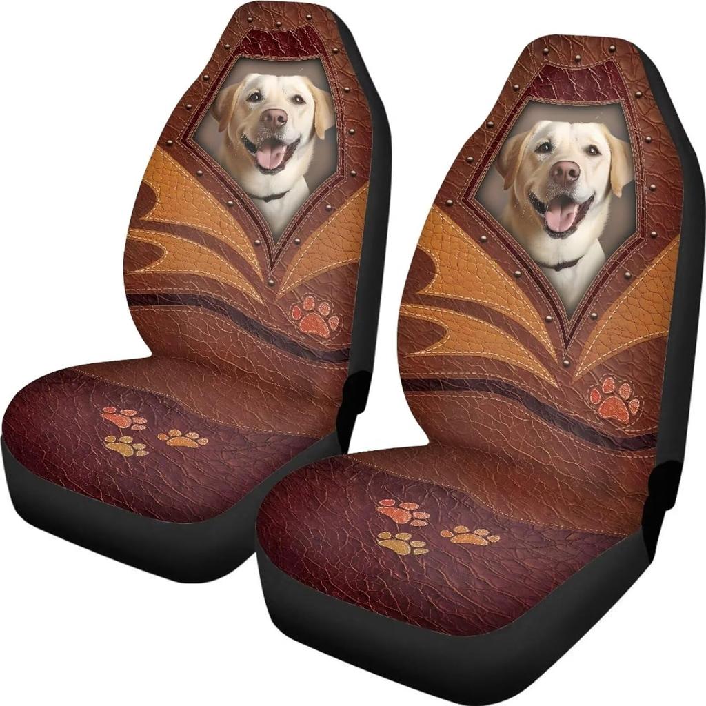 Talayituse Boho Dragonfly Print Car Seat Covers Set of 2, Breathable Front Bucket Seats Protector Auto Interior Accessories Decor Universal for Truck