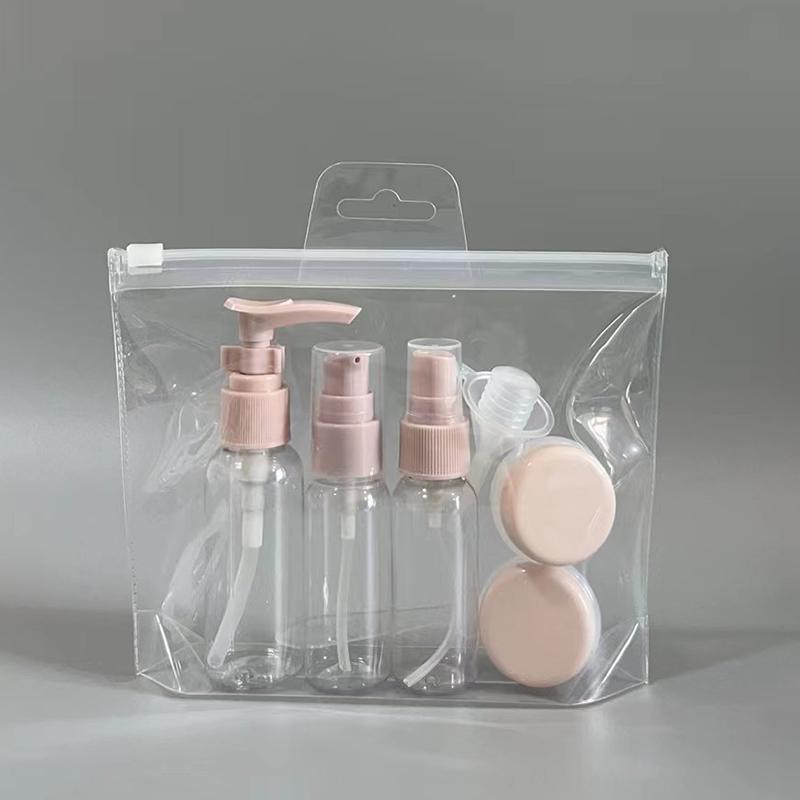 Perfume Bottle Set Refillable Spray Lotion Shampoo Shower Tube Bottling Refill Cosmetic Travel Liquid Container Portable Tool