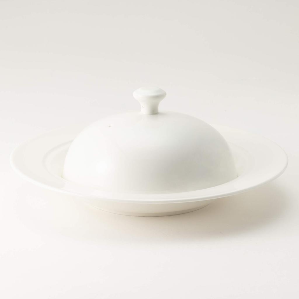 NARUMI Royal Court White Plate Cover, 20cm Muffin Plate, Made In Japan, 9265-33412