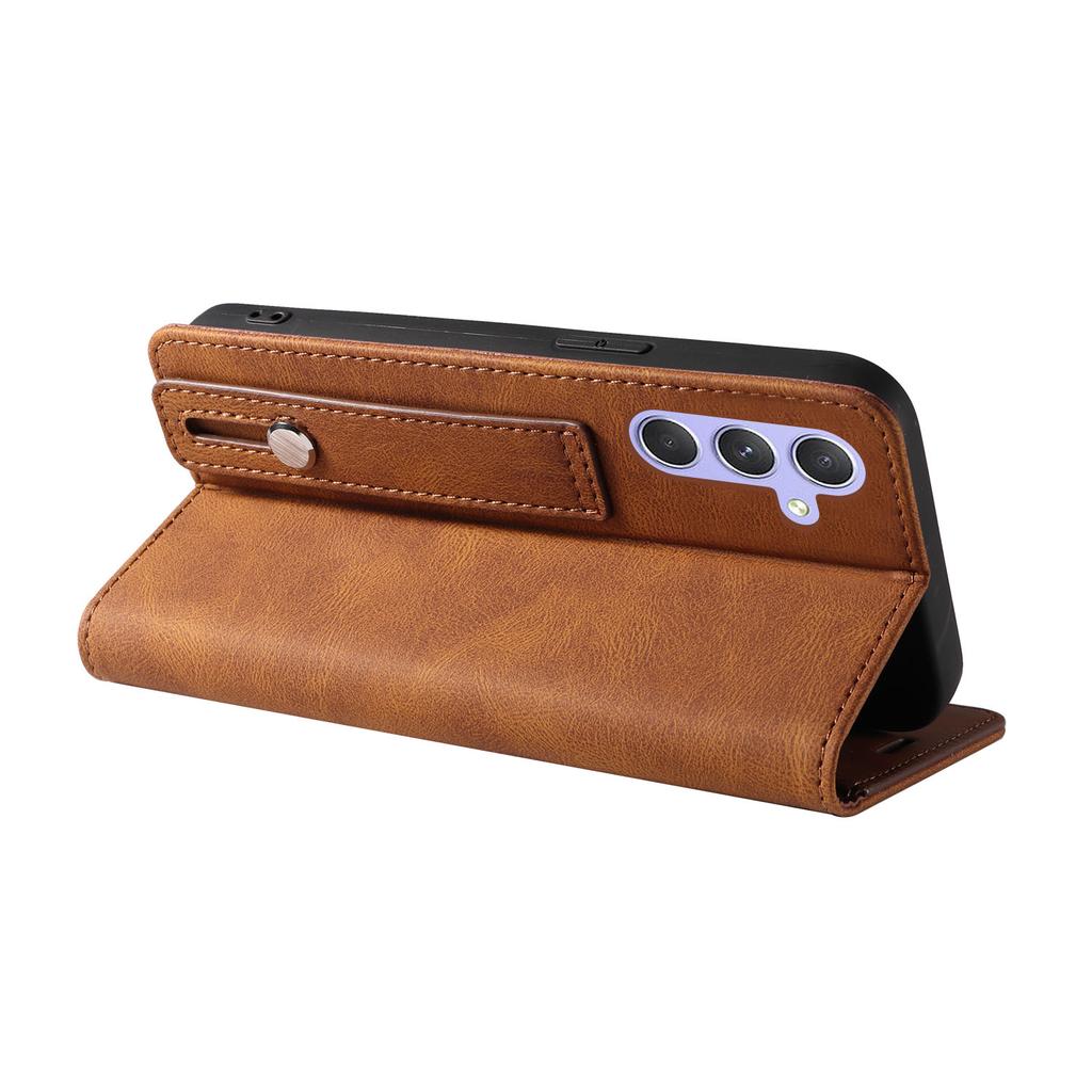 Für Samsung Galaxy S25 Hülle Armband Design Ständer Magnetische Leder Handy Brieftasche Hülle