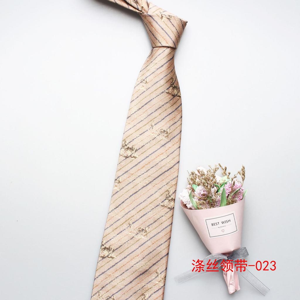 9Cm Men'S Tie, Polyester Silk Exquisite Printed Tie, Business Casual Suit Tie