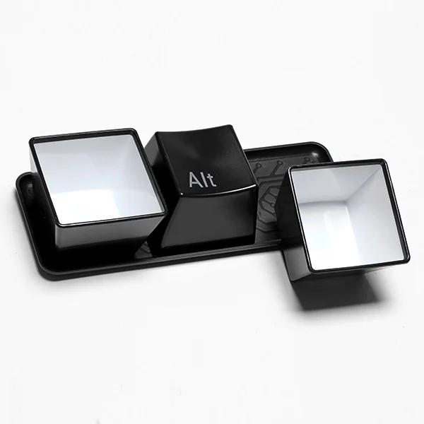 Creative Cup Black and White Color Ctrl ALT DEL Keyboard Key Coffee Tea Cup Container