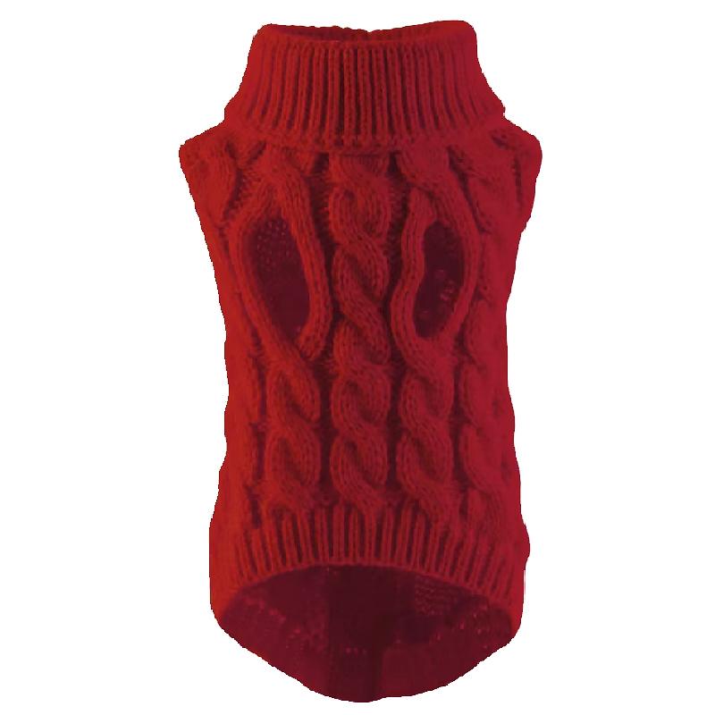 

1PC Pet Vests Comfortable Pet Knitted Sweaters Cute Winter Warmth Lovely Multicolor XL