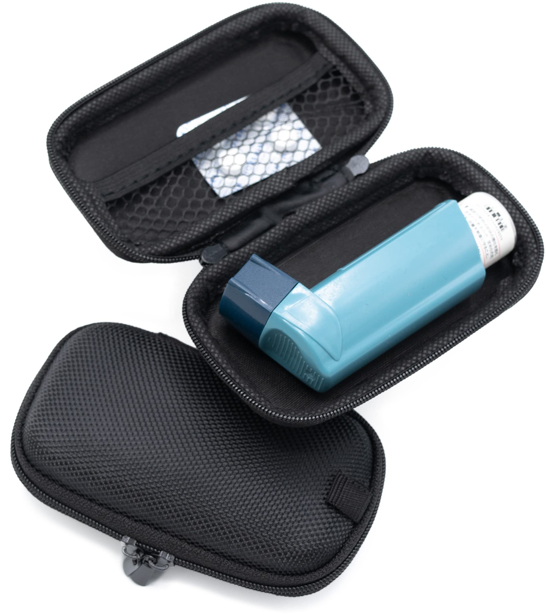 ZUKOU Salbutamol Inhaler Case (Asthma Inhaler Case) Black Hard 1pc