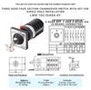 Zhuochao LW8-10C/D404.4Y Three-Speed Four-Position Keyed Changeover Switch