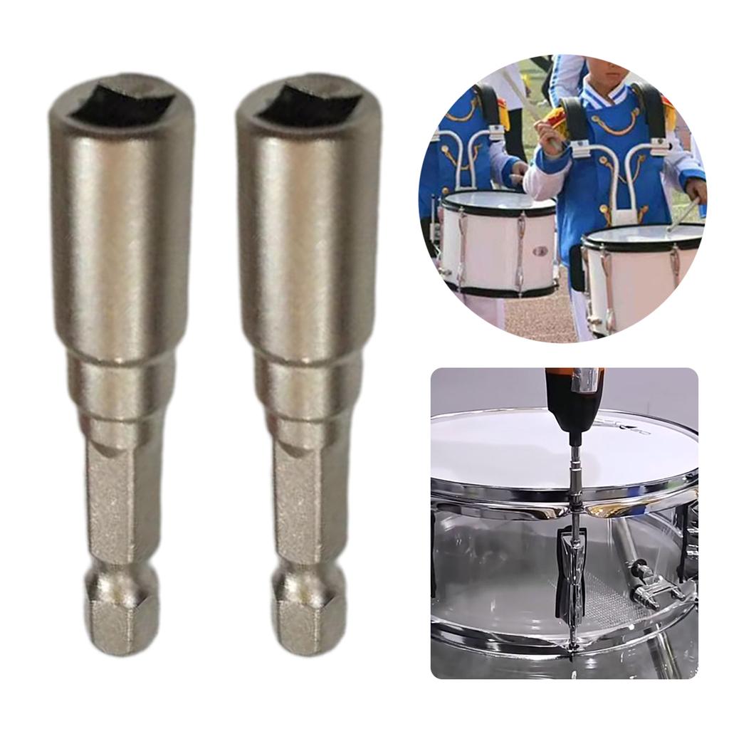 Electric Drum Key Magnetic Drum Key Metal Tuning Key Drill Bit Tension Drum Key Tuner Drum Tuning Parts Easy To Use
