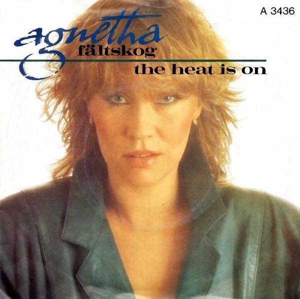 

7inch Record AGNETHA FÄLTSKOG - The Heat Is On A3436 Epic 1983 UK Rock Used