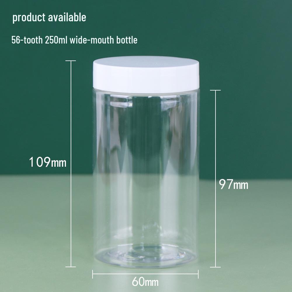 Clear Wide-Mouth PET Plastic Eye Cream Jar - Available In 50/100/120/250ml Sizes