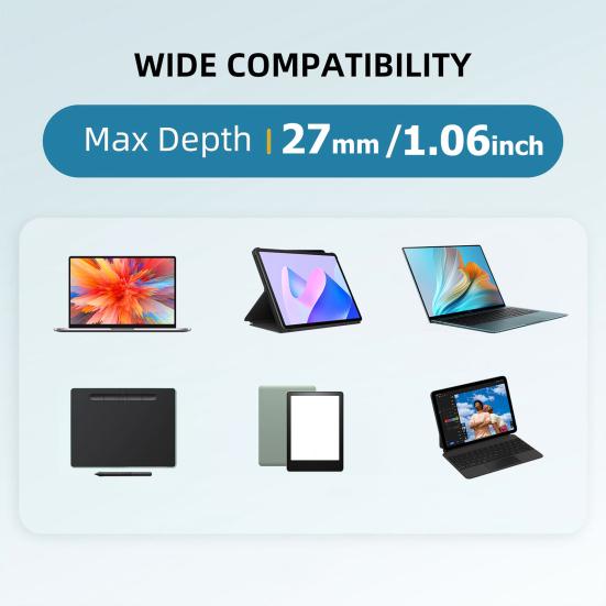 Çizilmeyi Önleyici Pedli 3 Adet Masa Altı Dizüstü Bilgisayar Saklama Aparatı Ayarlanabilir Ağır Hizmet Tipi Duvar Montajlı Bilgisayar Cihaz Tutucu Stand Rafı