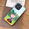 Ben And Hollys Little Kingdom Phone Case For IPhone 17 Air 16 E Pro Max 15 14 13 Mini 12 Pro 11 Max Plus Black Glass Cover