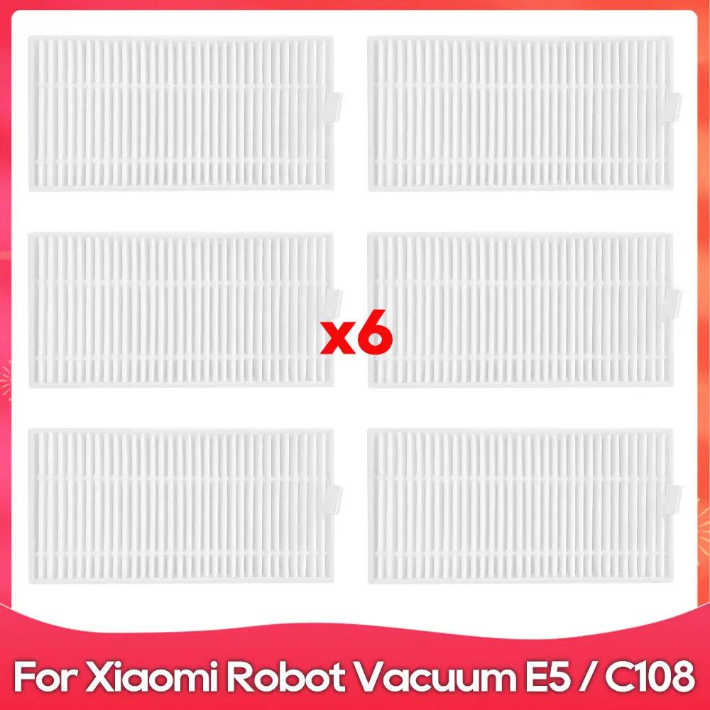 Fit for Xiaomi Robot Vacuum E5 / C108 / CDZC108 / BHR7969EU Side Brush Mop Filter Robot Vacuum Cleaner Accessory Spare Parts