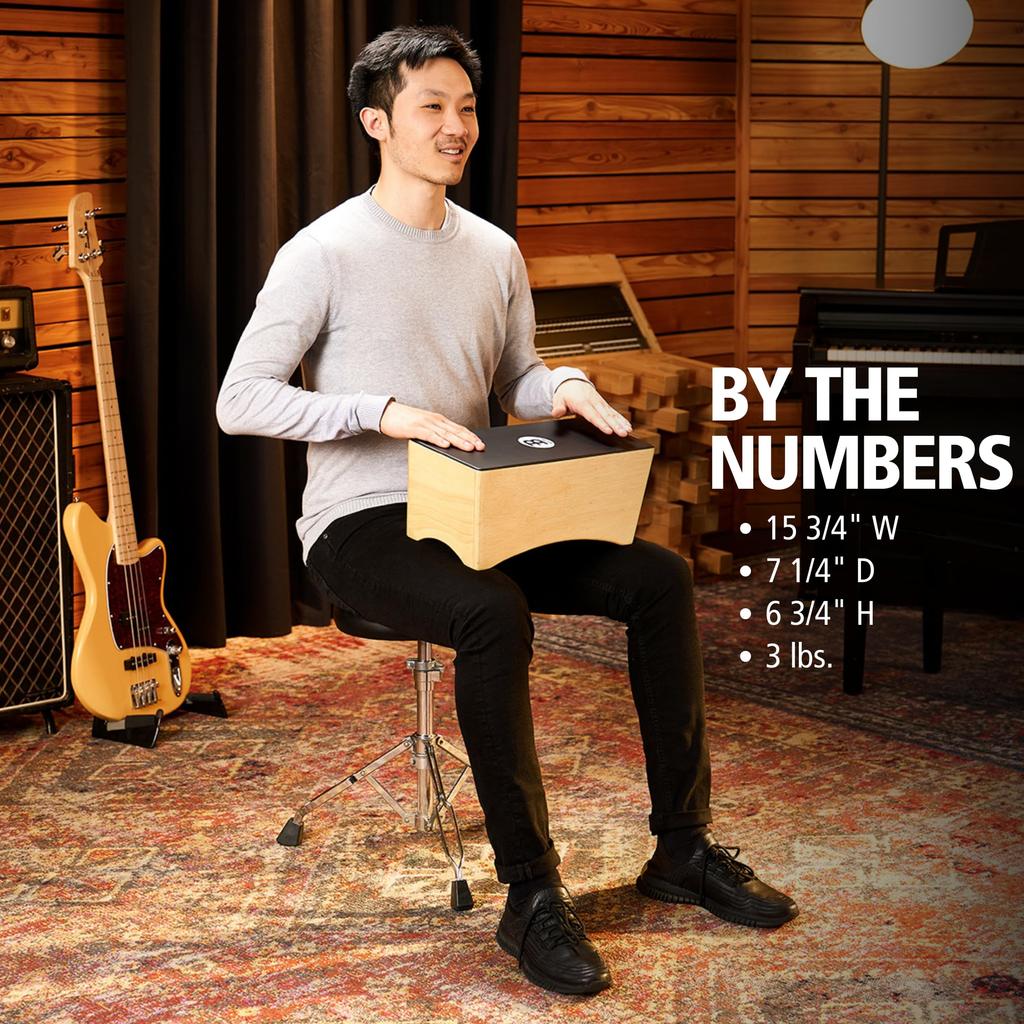 MEINL Percussion Bongo Cajon BCA2NT/EBK-M []