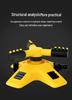 360° Rotating Sprinkler Head: Nursery & Garden Irrigation Three-Prong PVC Water Pipe Set