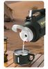 Large Capacity 304 Stainless Steel Insulated Travel Kettle with Tea Infuser for Outdoor and Construction Site Use