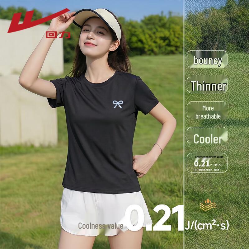 Warrior Women s Cool-Touch Piqué Short-Sleeve T-Shirt S чёрный