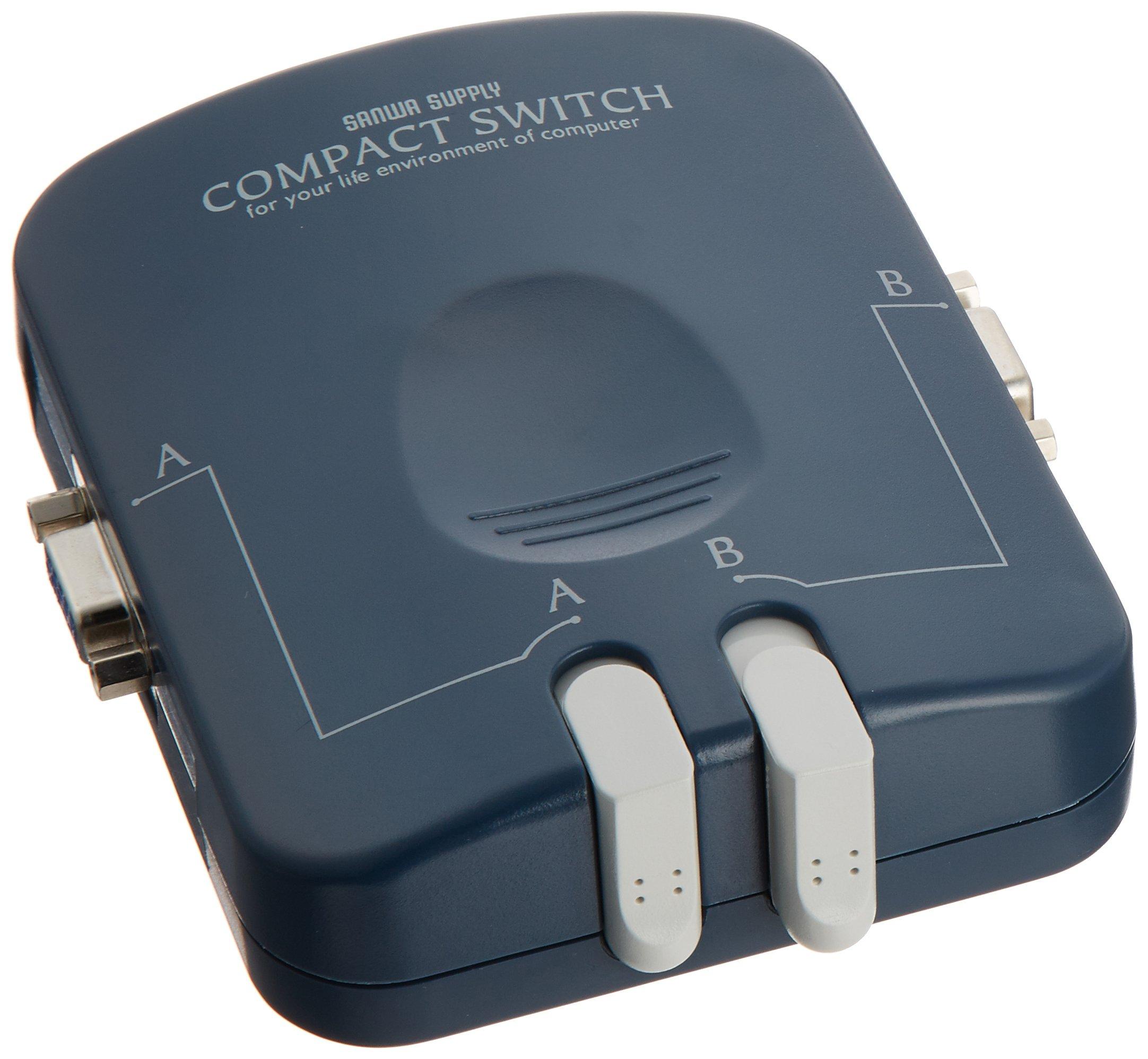 

Sanwa Supply Display Switch (2:1 or 1:2) Mini D-sub (HD) 15-pin Female x 3 SW-CP21V