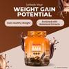 Nutrela Weight Gainer Polvere 1Kg Cioccolato Alto Calorie Mass Gainer Miscela Proteica Per Crescita Muscolare E Supporto Aumento Peso