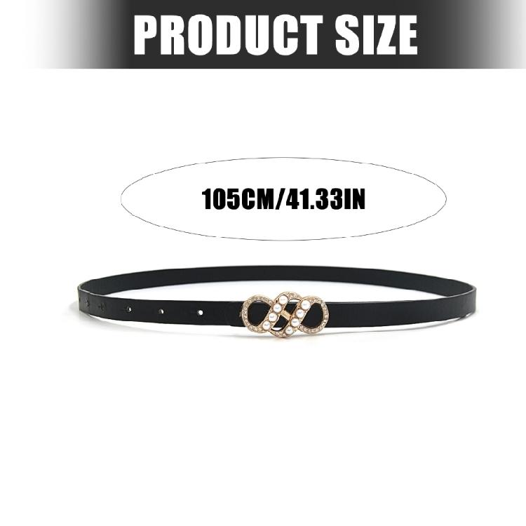 Contemporary Skinny Belt Soft PU Leather Waist Sash Flexible Length Adjustable Ergonomic Design Travel Use