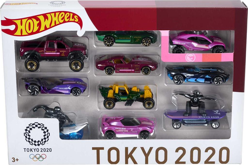Hot Wheels Paquete Olímpico de Tokio GRG54 10 Coches